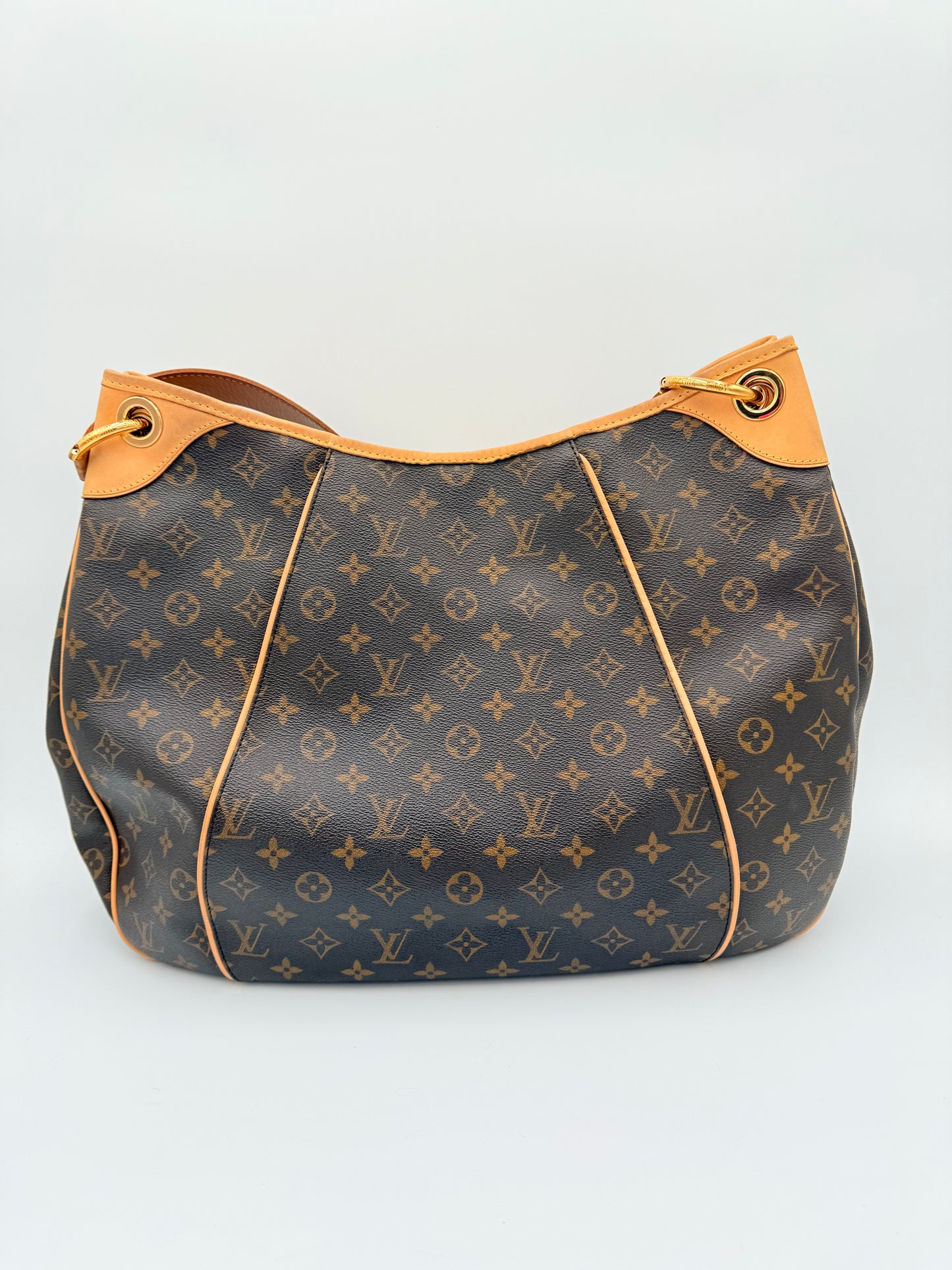 Handbag Luxury Designer By Louis Vuitton In Brown, Size:Large