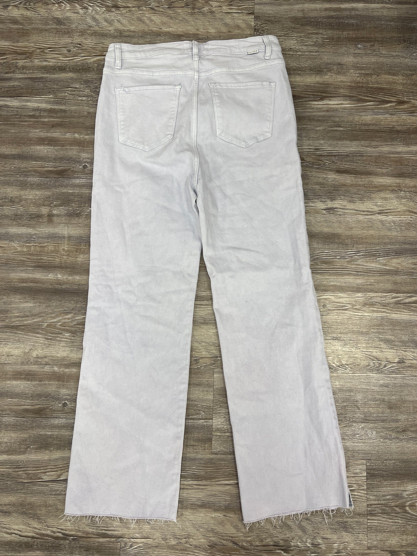 Purple Denim Jeans Flared Risen, Size 14