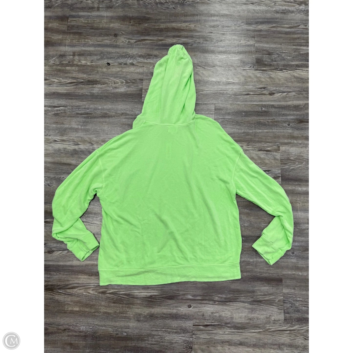 Sweatshirt Hoodie By Sundry In Green, Size: Xl