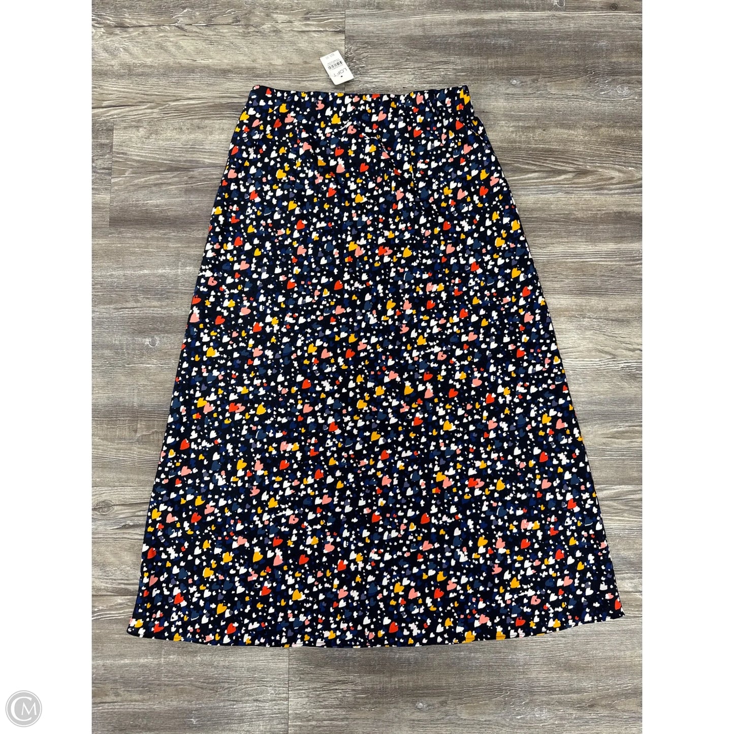 Skirt Midi By Loft In Blue, Size: Xs