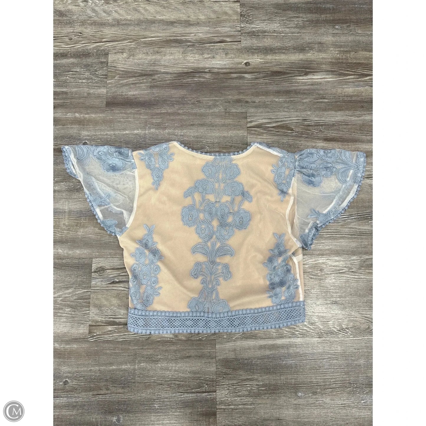 Top Short Sleeve By Altard State In Blue, Size: L
