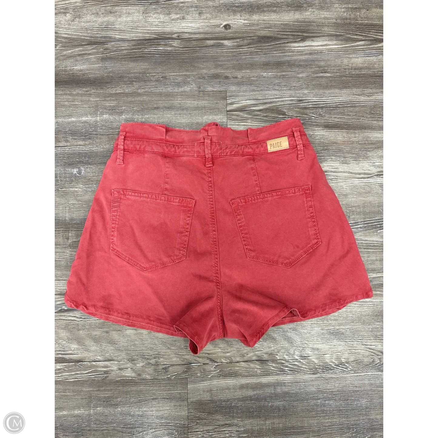 Shorts Designer By Paige In Red, Size: 4