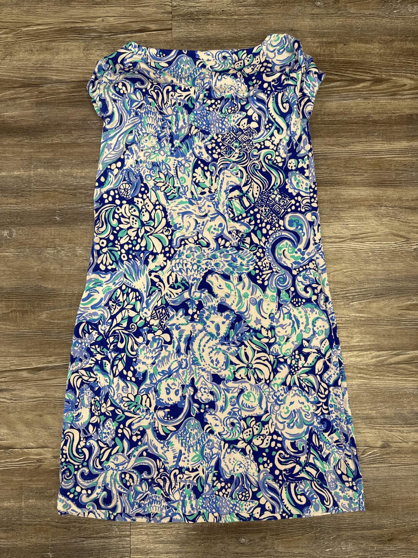 Dress Casual Short By Lilly Pulitzer In Blue & White, Size: Xs