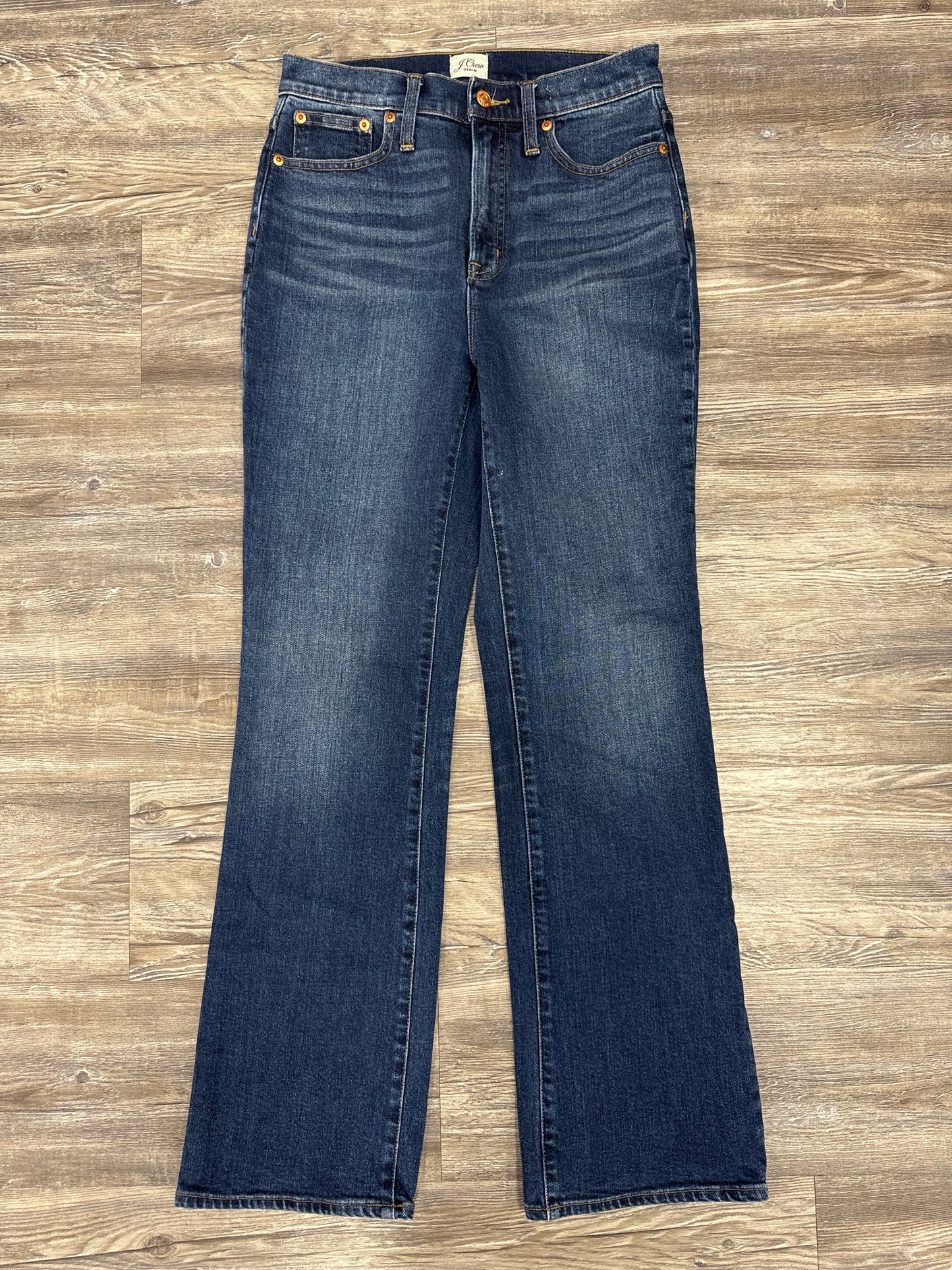 Jeans Boot Cut By J. Crew In Blue Denim, Size: 4