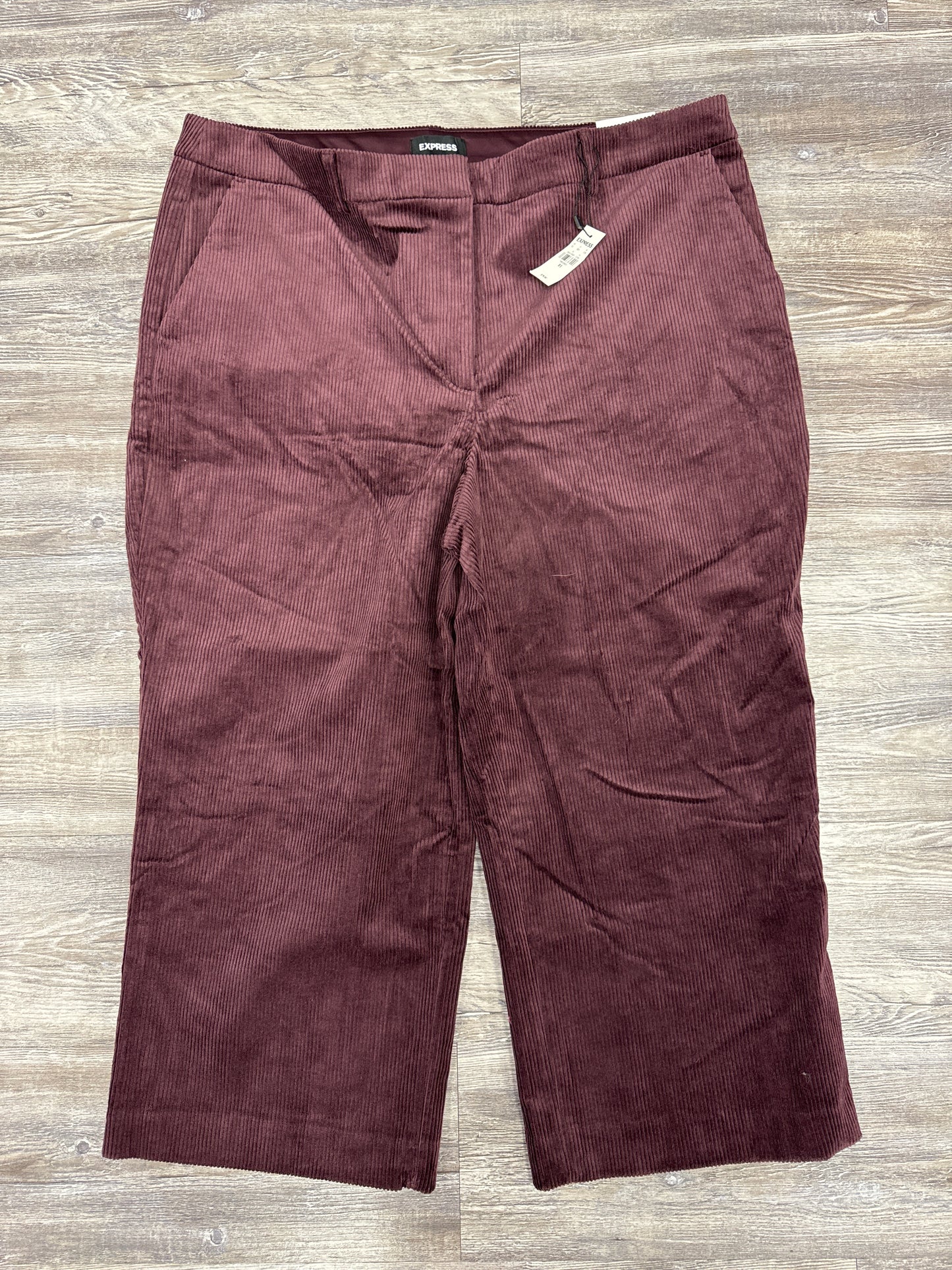 Pants Corduroy By Express In Purple, Size: 18