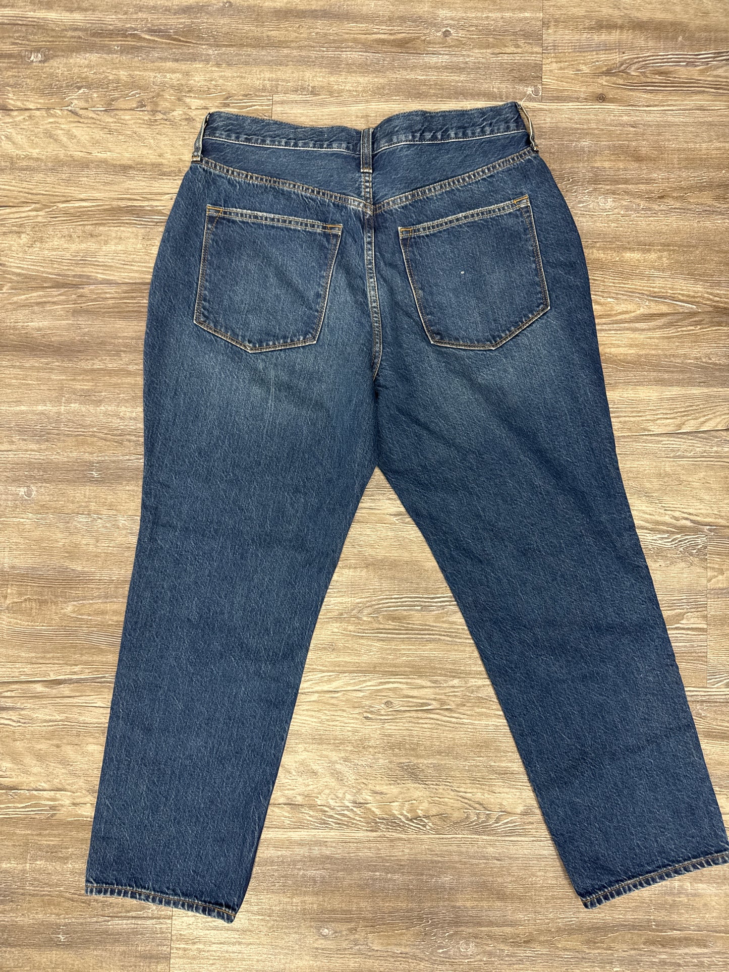Jeans Straight By J. Crew In Blue Denim, Size: 12