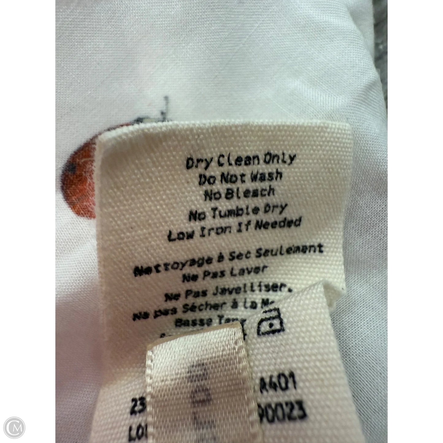 Top Long Sleeve By L Agence In White, Size: S