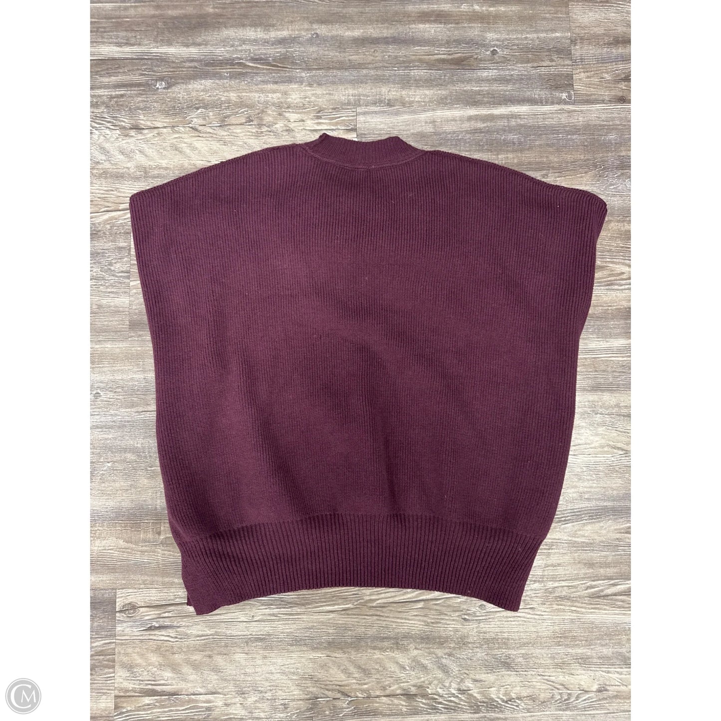 Sweater By Free People In Maroon, Size: Xs