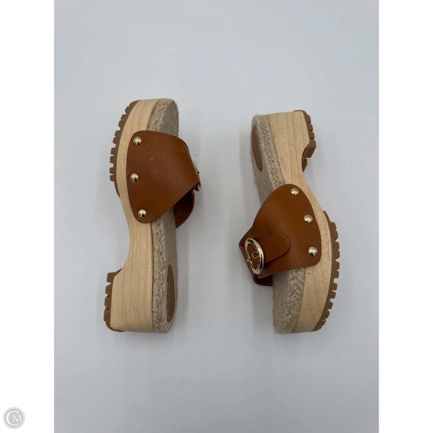 Sandals Designer By See By Chloe In Tan, Size: 8.5