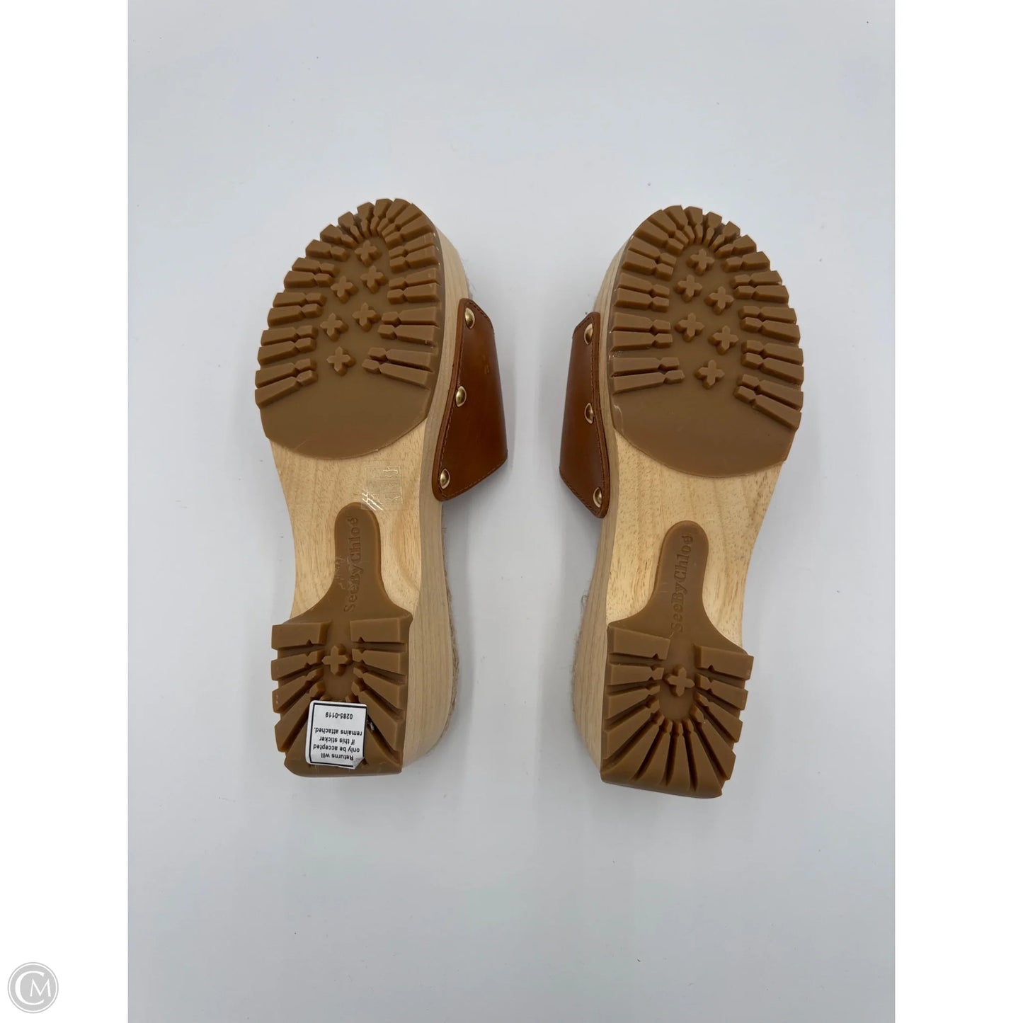 Sandals Designer By See By Chloe In Tan, Size: 8.5