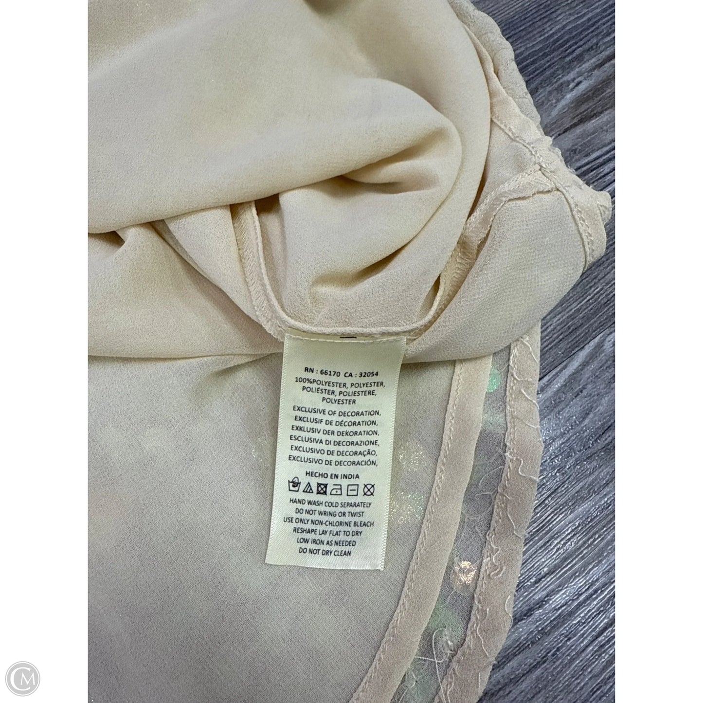 Top Sleeveless By Moulinette Soeurs In Tan, Size: S
