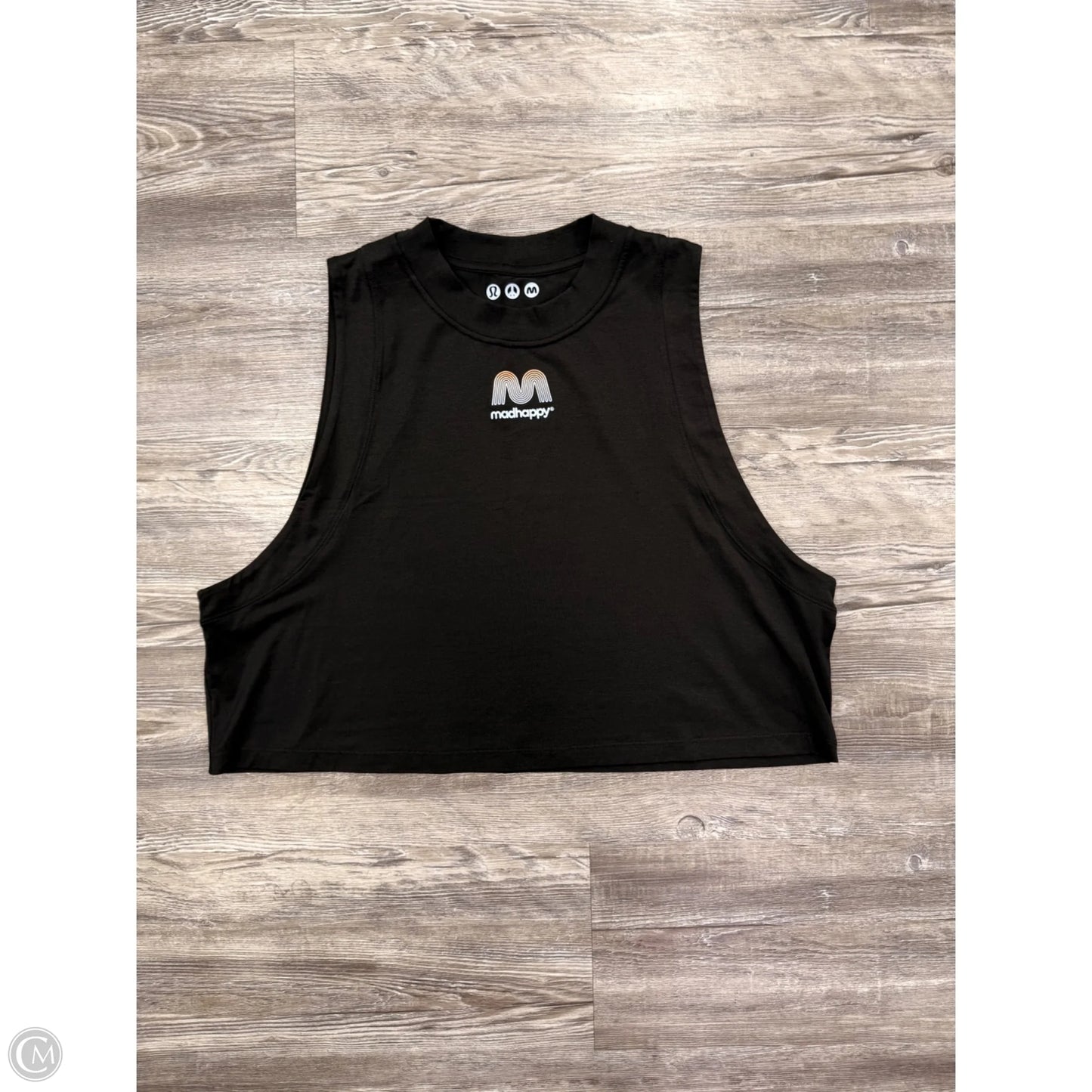 Athletic Tank Top By Lululemon In Black, Size: M
