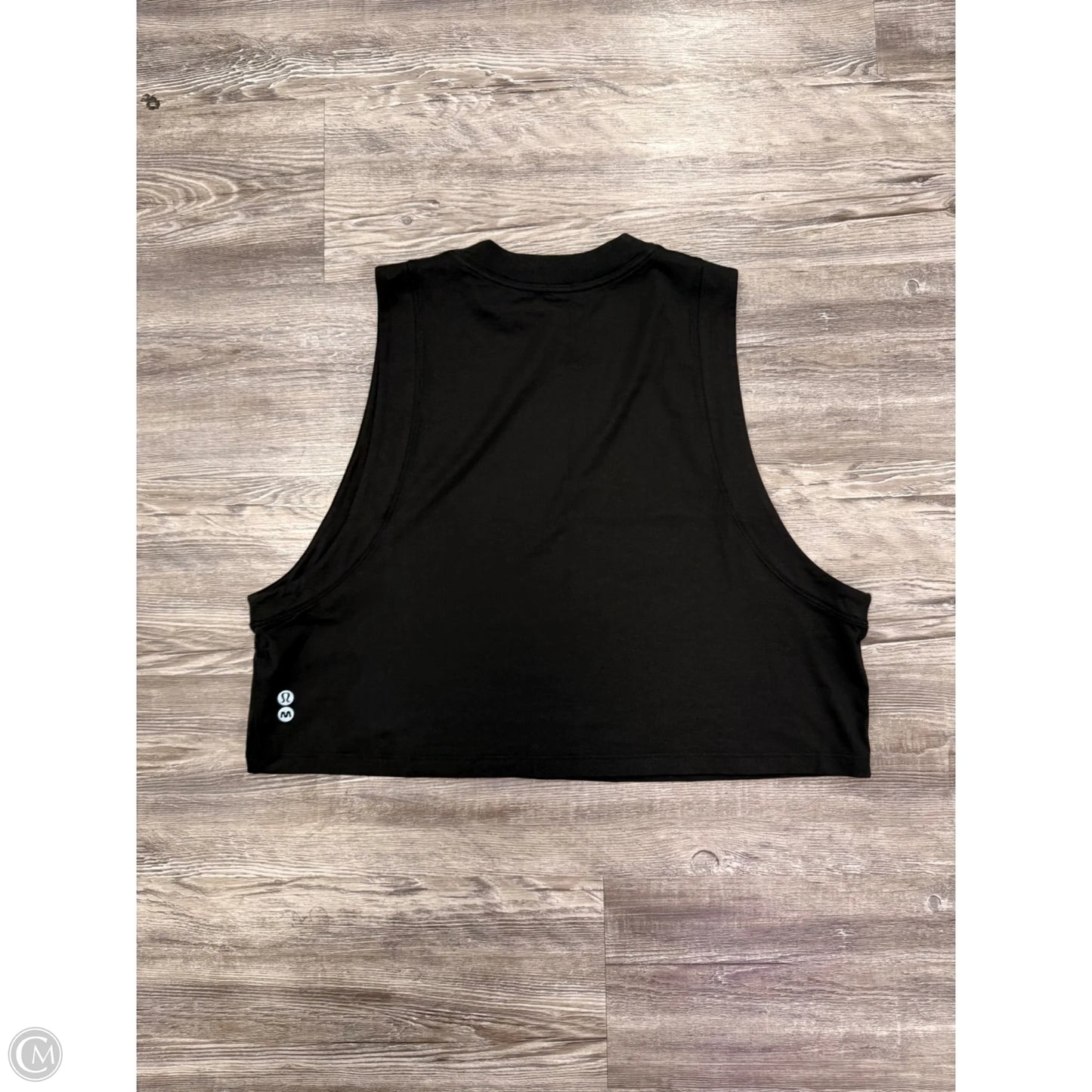 Athletic Tank Top By Lululemon In Black, Size: M