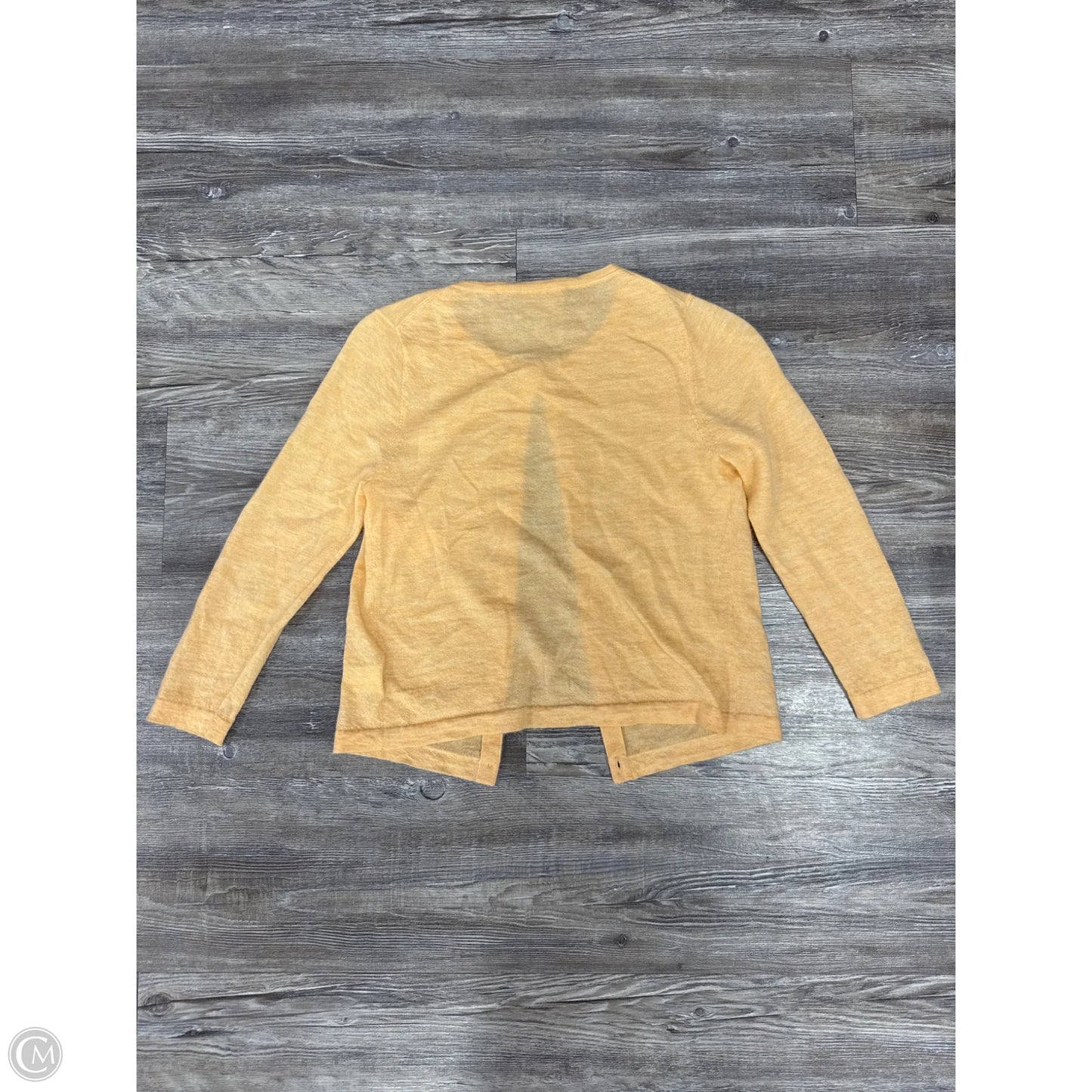 Cardigan Designer By Pure Collection In Orange, Size: S