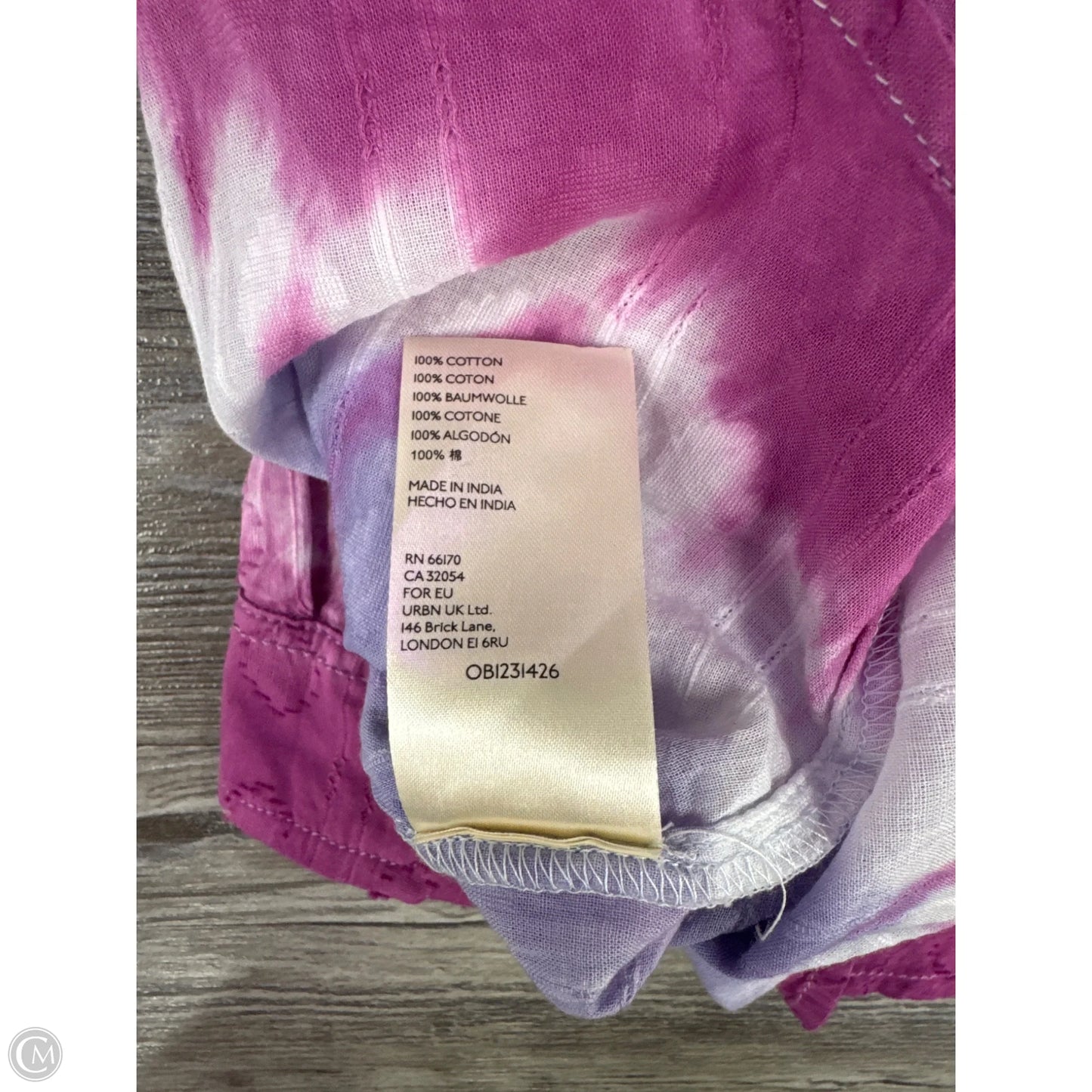 Top Long Sleeve By Pilcro In Pink & White, Size: M