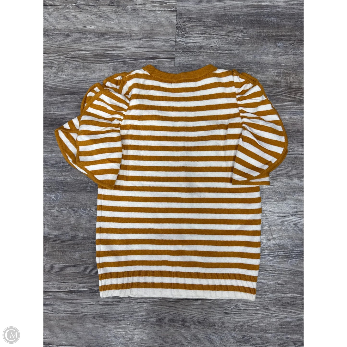 Sweater Short Sleeve By Anthropologie In Yellow, Size: Xs