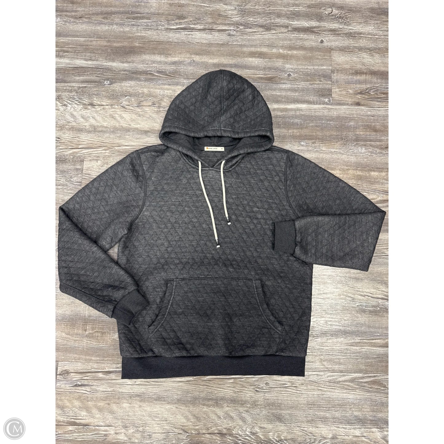 Sweatshirt Hoodie By Marine Layer In Grey, Size: M