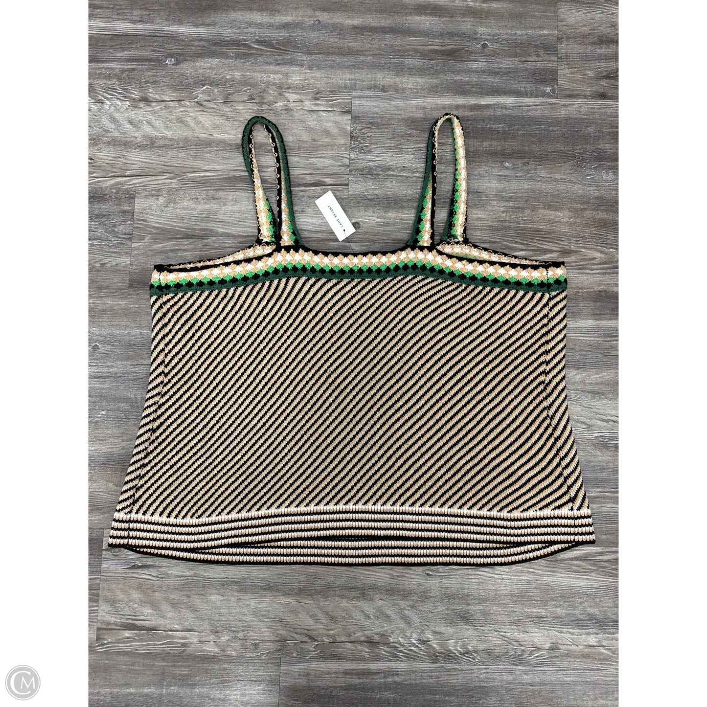 Top Sleeveless By Lane Bryant In Black & Tan, Size: 26/28