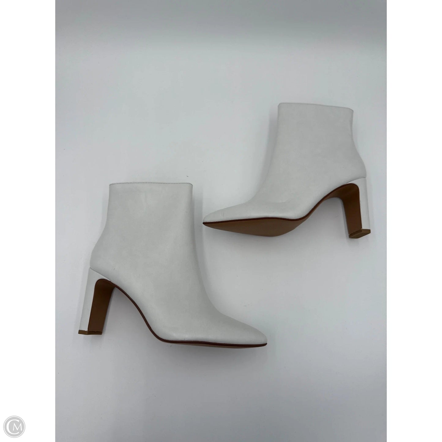 Boots Ankle Heels By Chinese Laundry In White, Size: 9