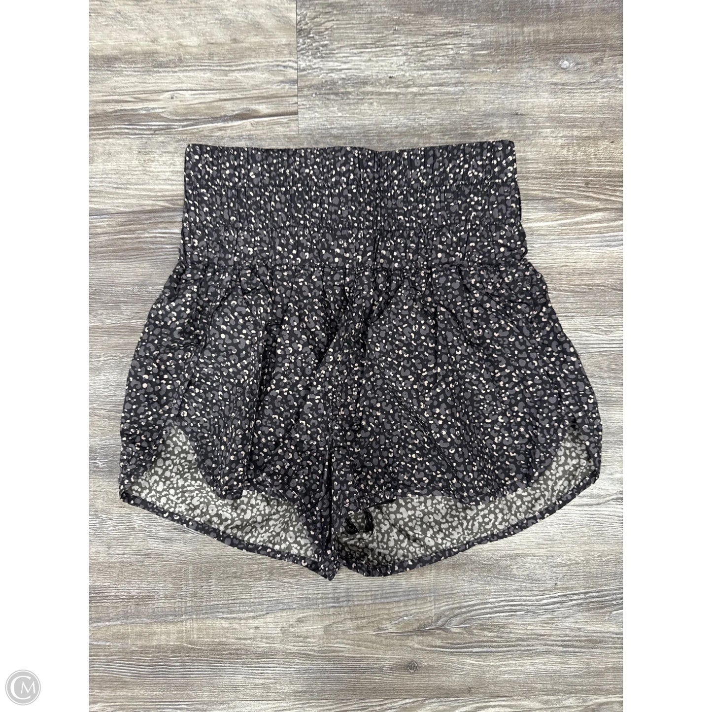 Athletic Shorts By Free People In Black & Gold, Size: S