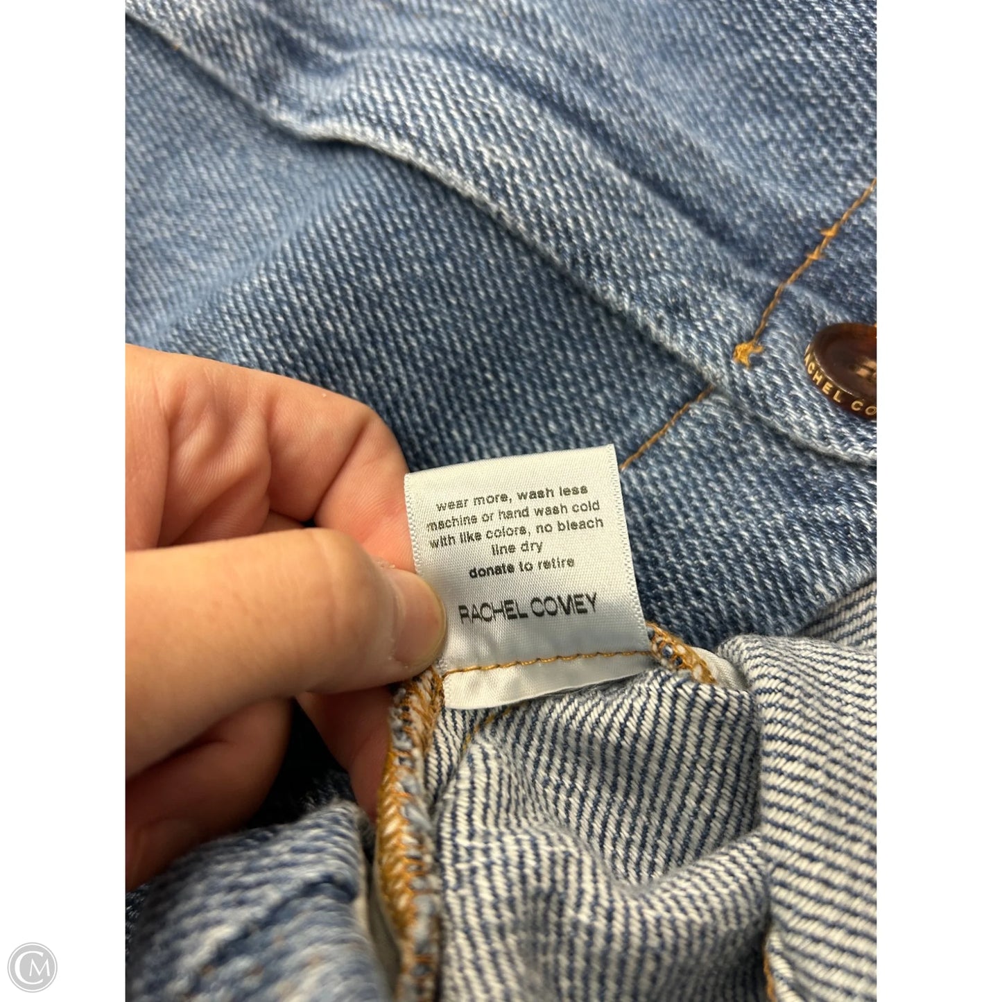 Jeans Designer By RACHEL COMEY In Blue Denim, Size: 12