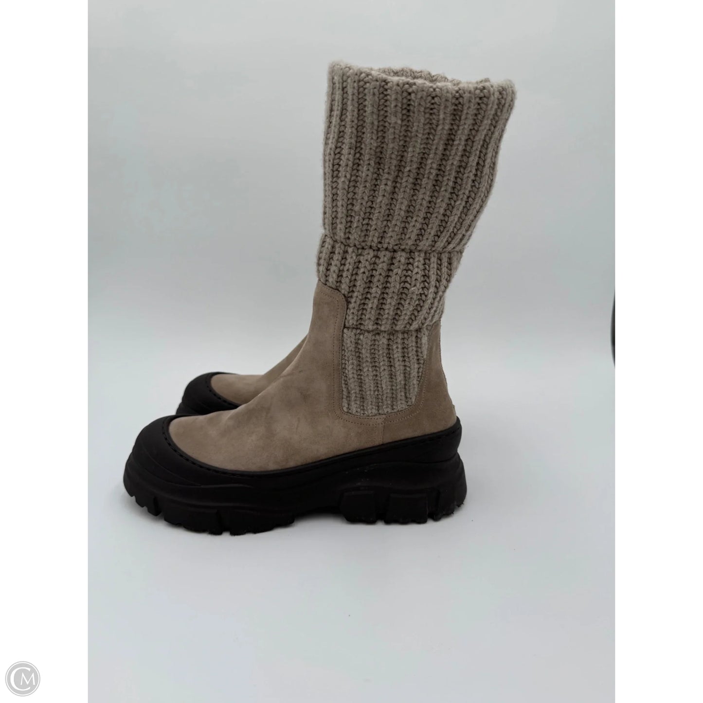 Boots Designer By BRUNELLO CUCINELLI In Grey, Size: 8
