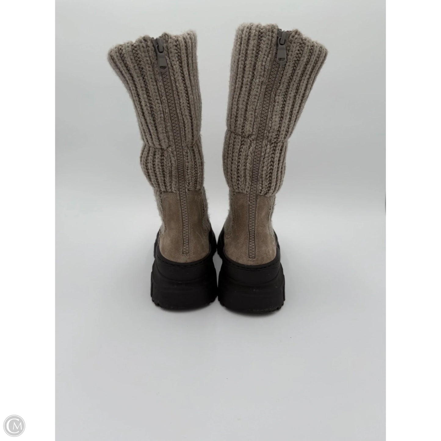 Boots Designer By BRUNELLO CUCINELLI In Grey, Size: 8