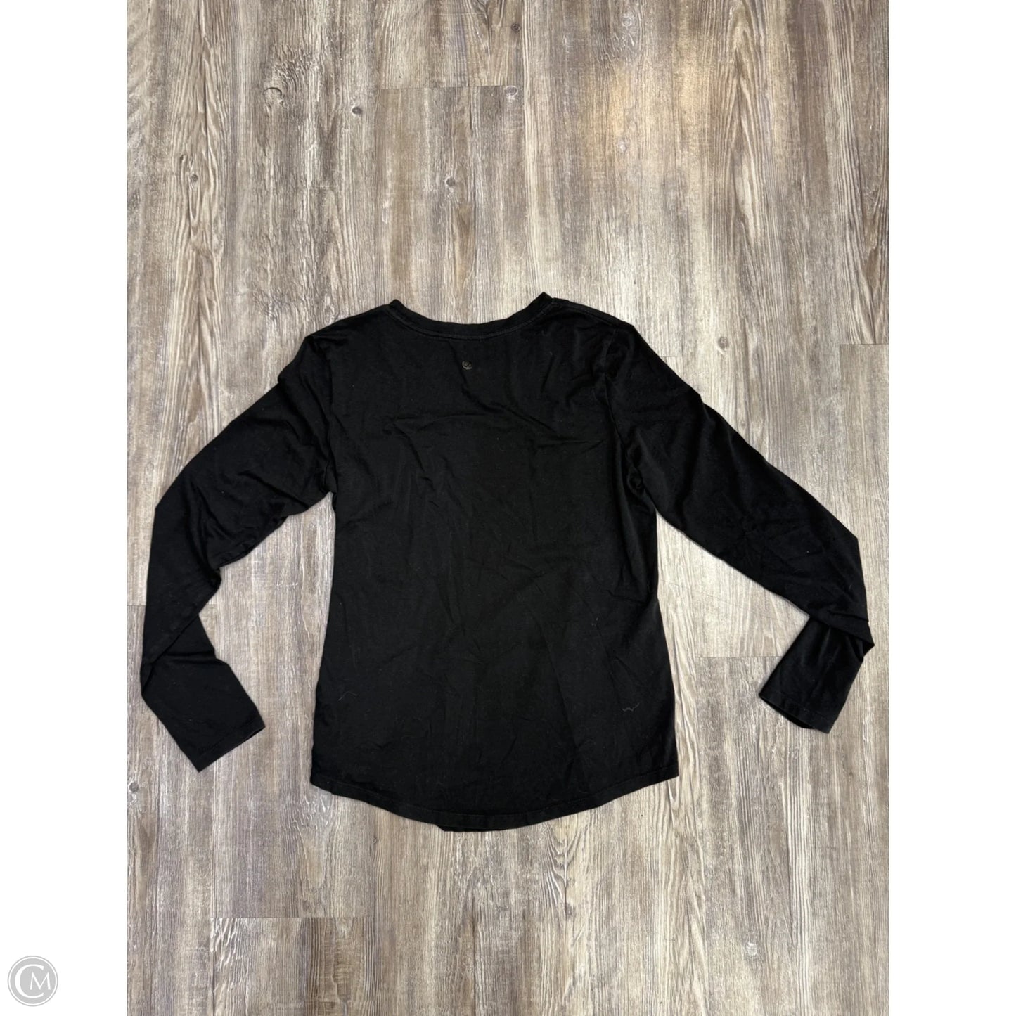 Athletic Top Long Sleeve Crewneck By Clothes Mentor In Black, Size: Xs