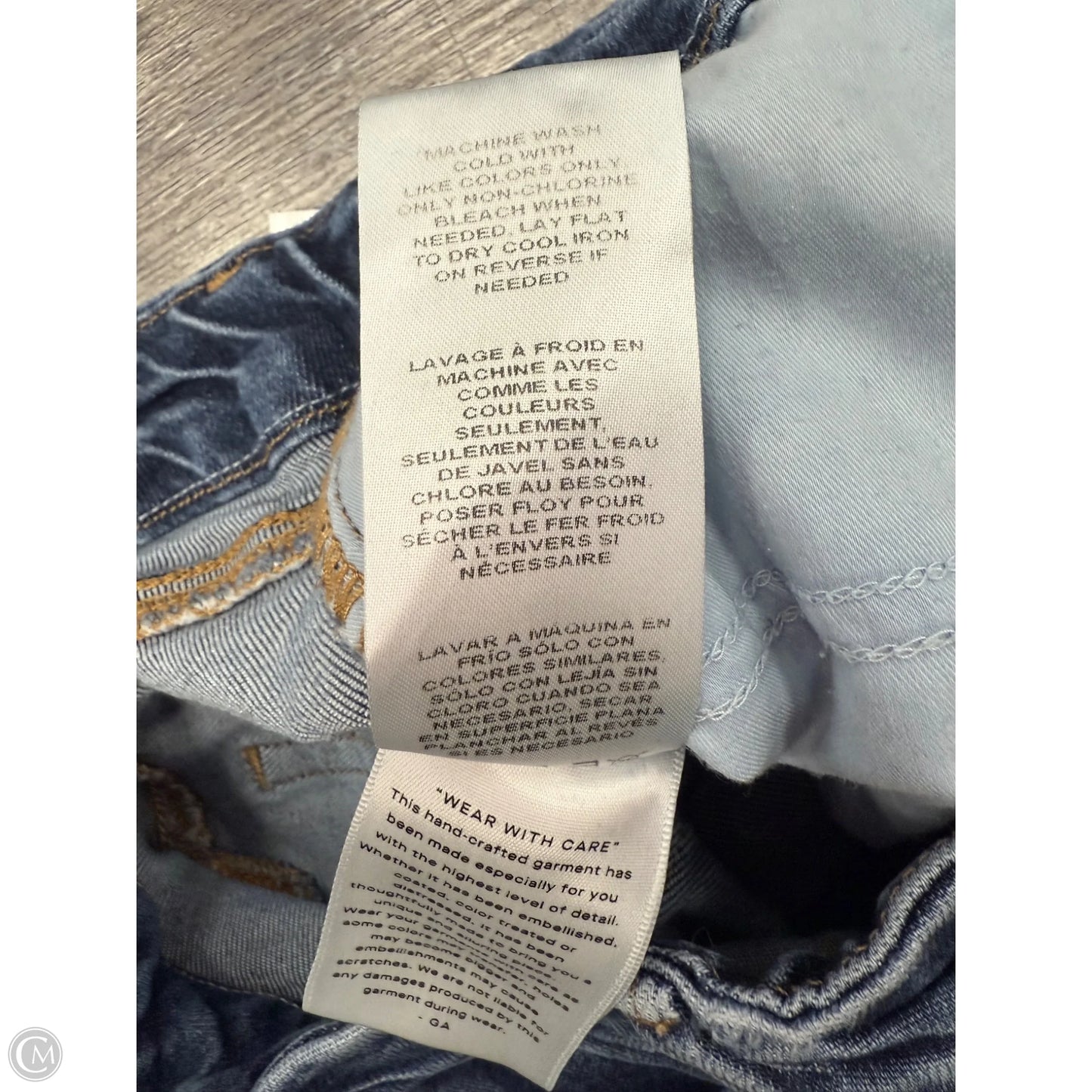 Jeans Designer By Good American In Blue Denim, Size: 6