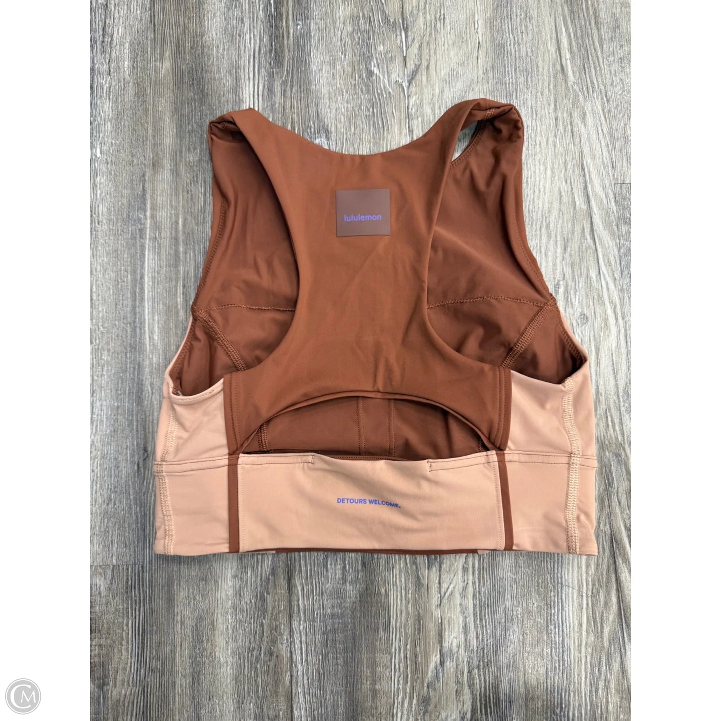 Athletic Tank Top By Lululemon In Brown, Size: S