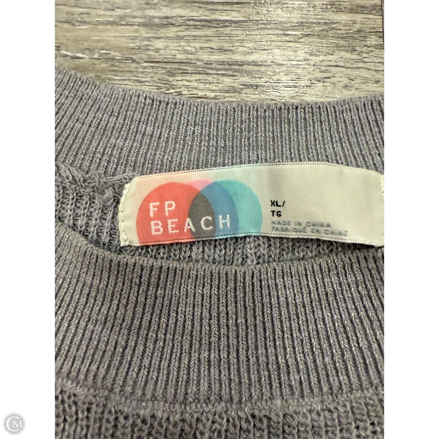 Sweater By Free People In Grey, Size: Xl