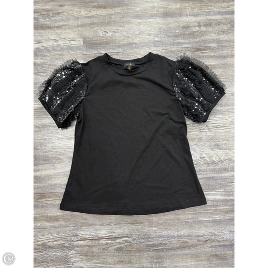 Top Short Sleeve By ontwelfth In Black, Size: M