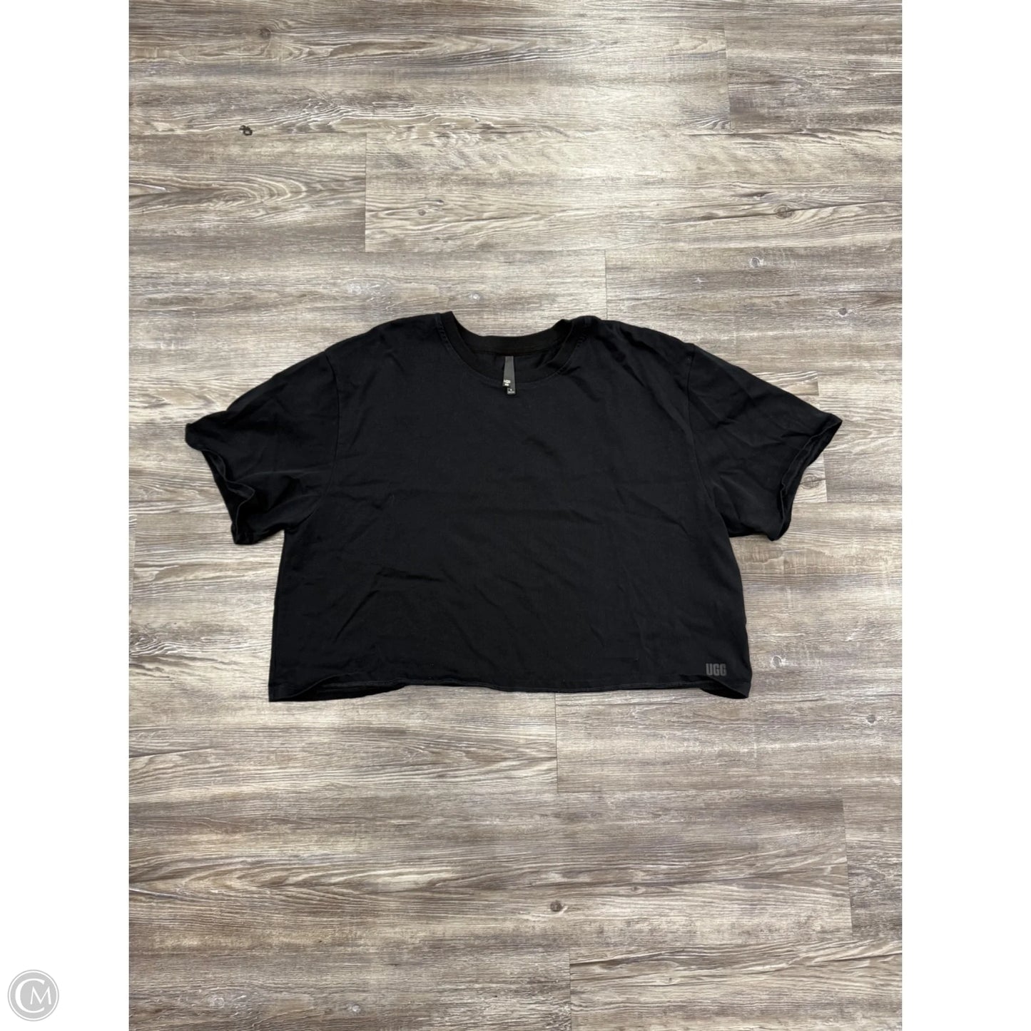 Top Short Sleeve By Ugg In Black, Size: Xl