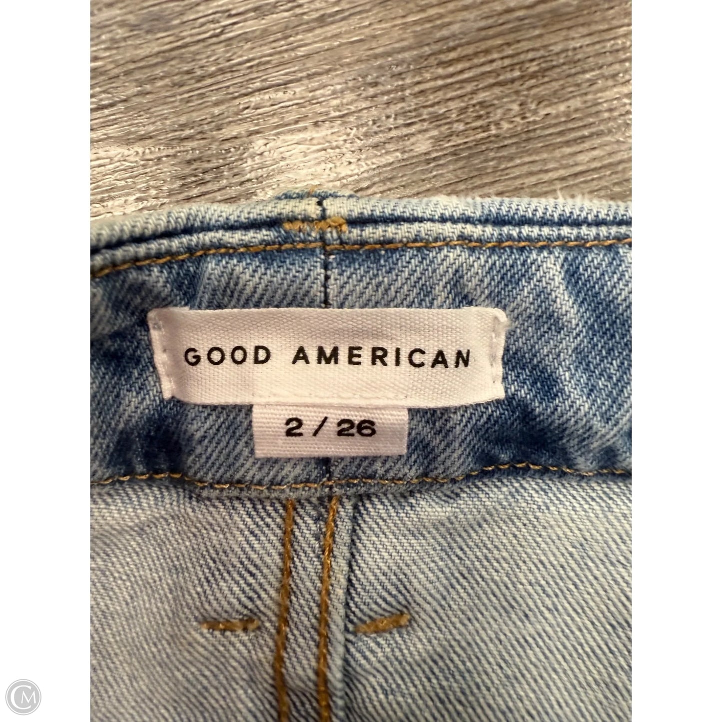 Jeans Designer By Good American In Blue Denim, Size: 2