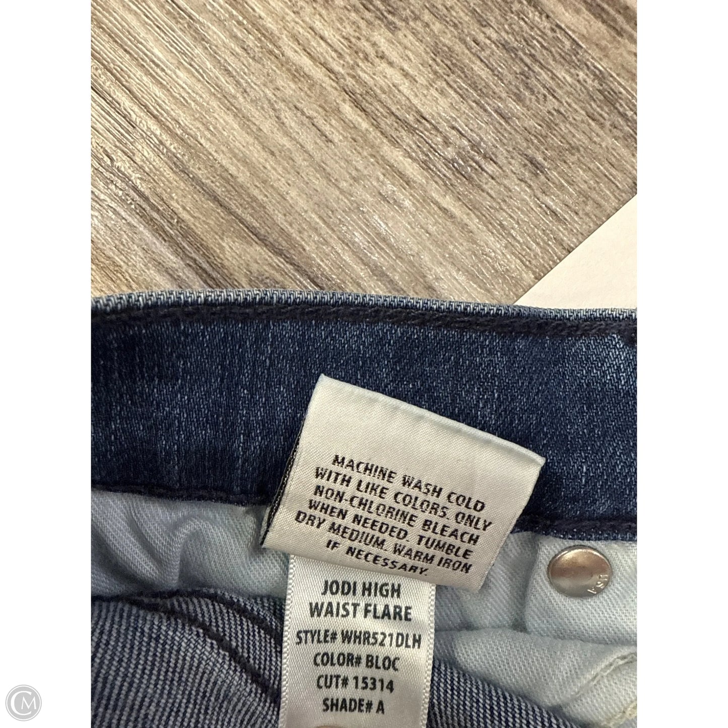 Jeans Designer By Hudson In Blue Denim, Size: 0