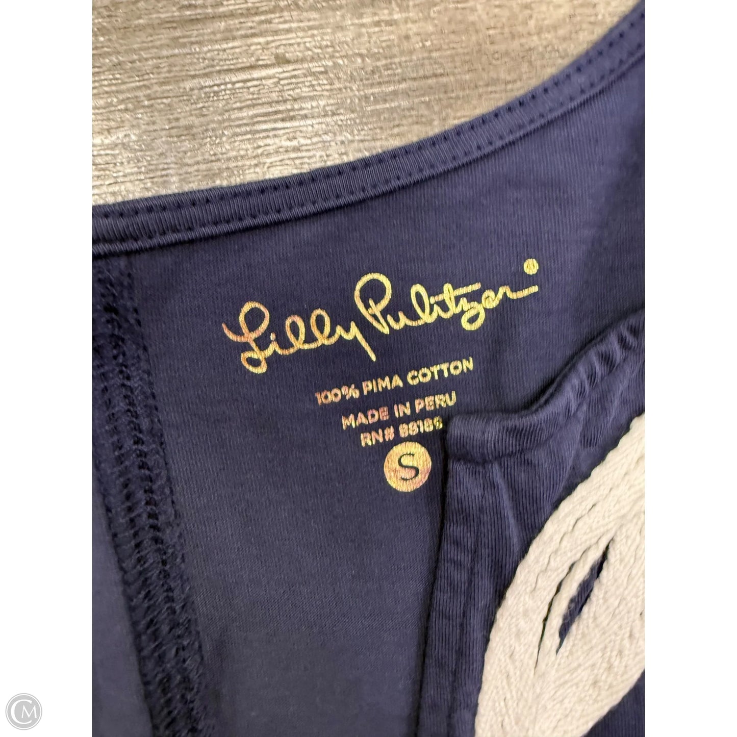 Dress Casual Short By Lilly Pulitzer In Blue & White, Size: S