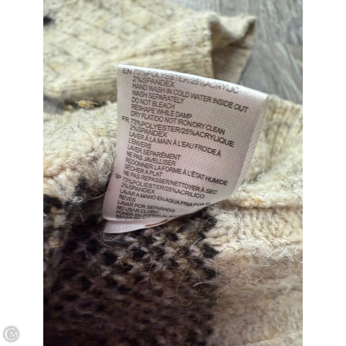 Sweater By Rd Style In Animal Print, Size: S
