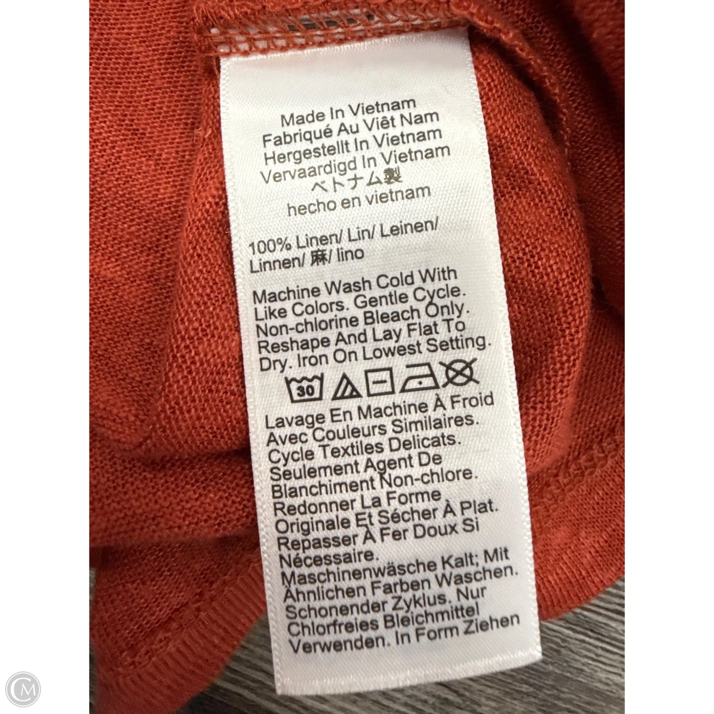 Top Short Sleeve By J. Crew In Orange, Size: L