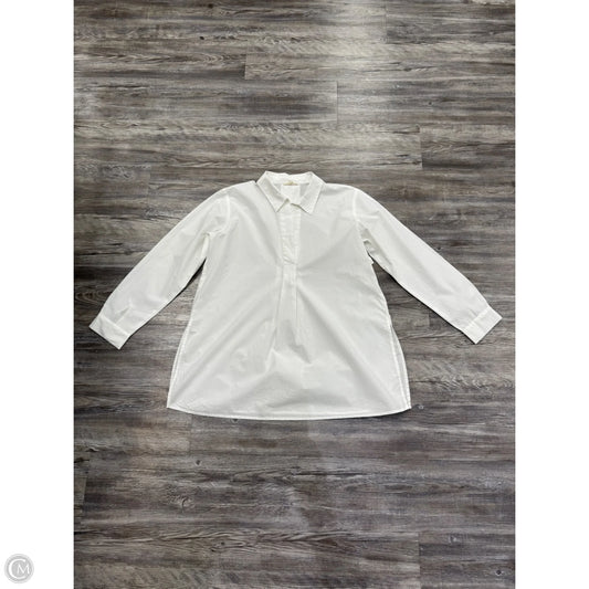 Top 3/4 Sleeve By Eileen Fisher In White, Size: Xs