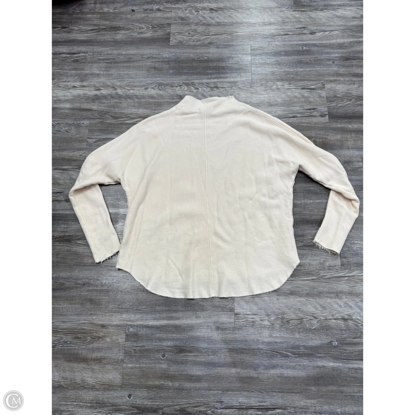 Sweatshirt Collar By perfectwhitetee In Cream, Size: M