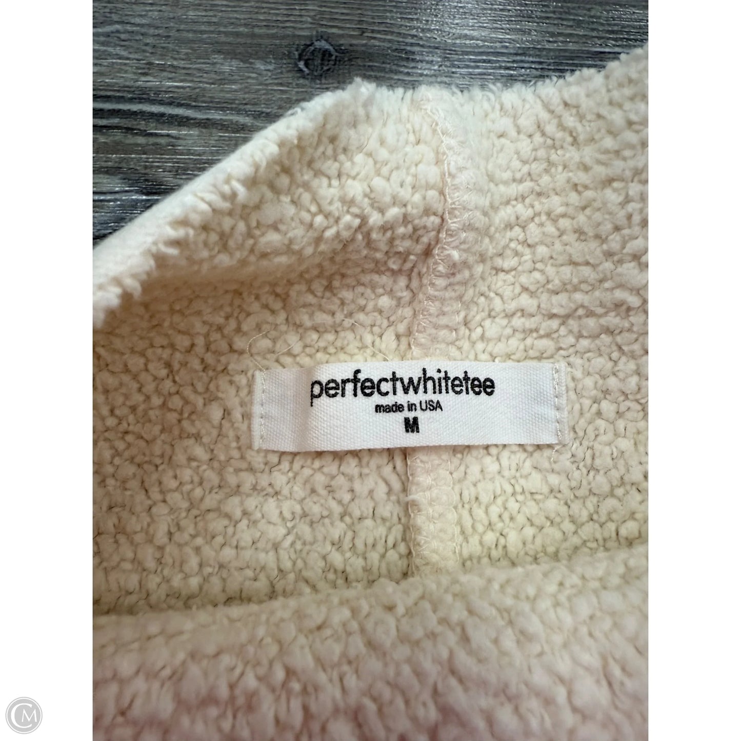 Sweatshirt Collar By perfectwhitetee In Cream, Size: M