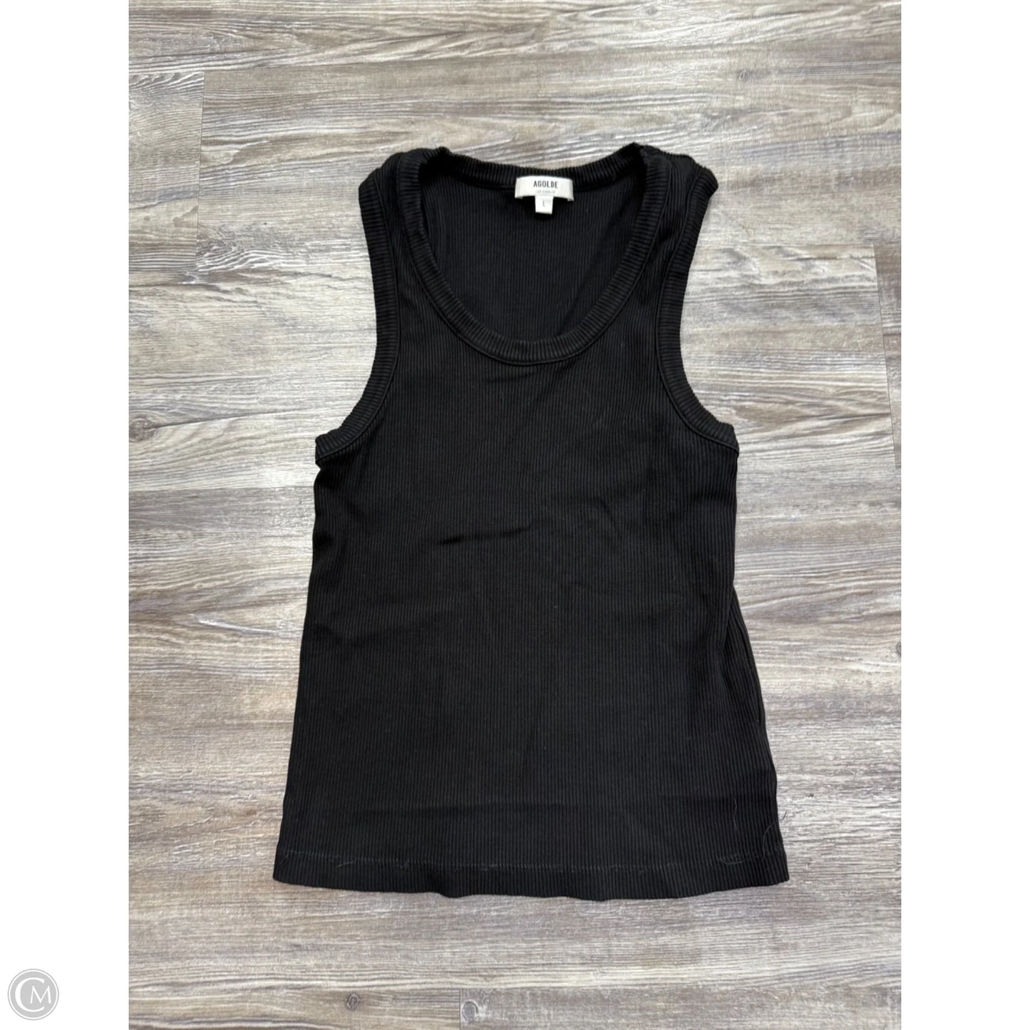 Tank Top By Agolde In Black, Size: L