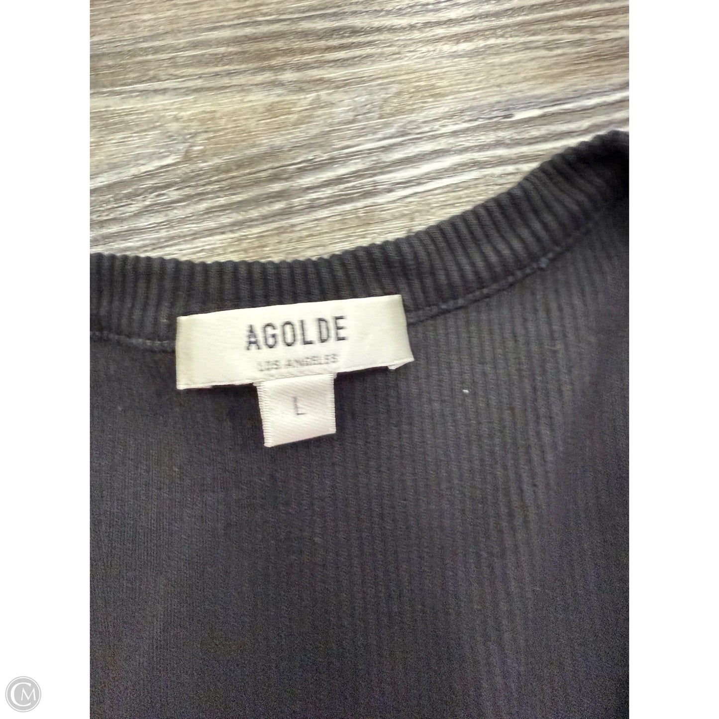 Tank Top By Agolde In Black, Size: L