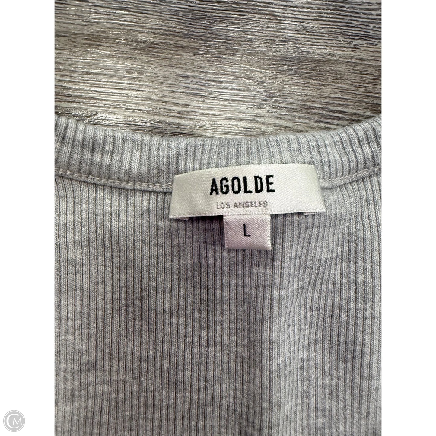 Tank Top By Agolde In Grey, Size: L