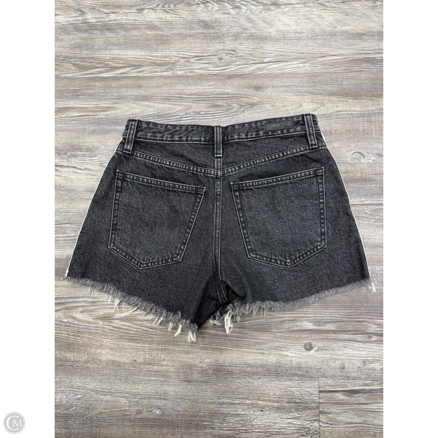 Shorts By Abercrombie And Fitch In Black Denim, Size: 2