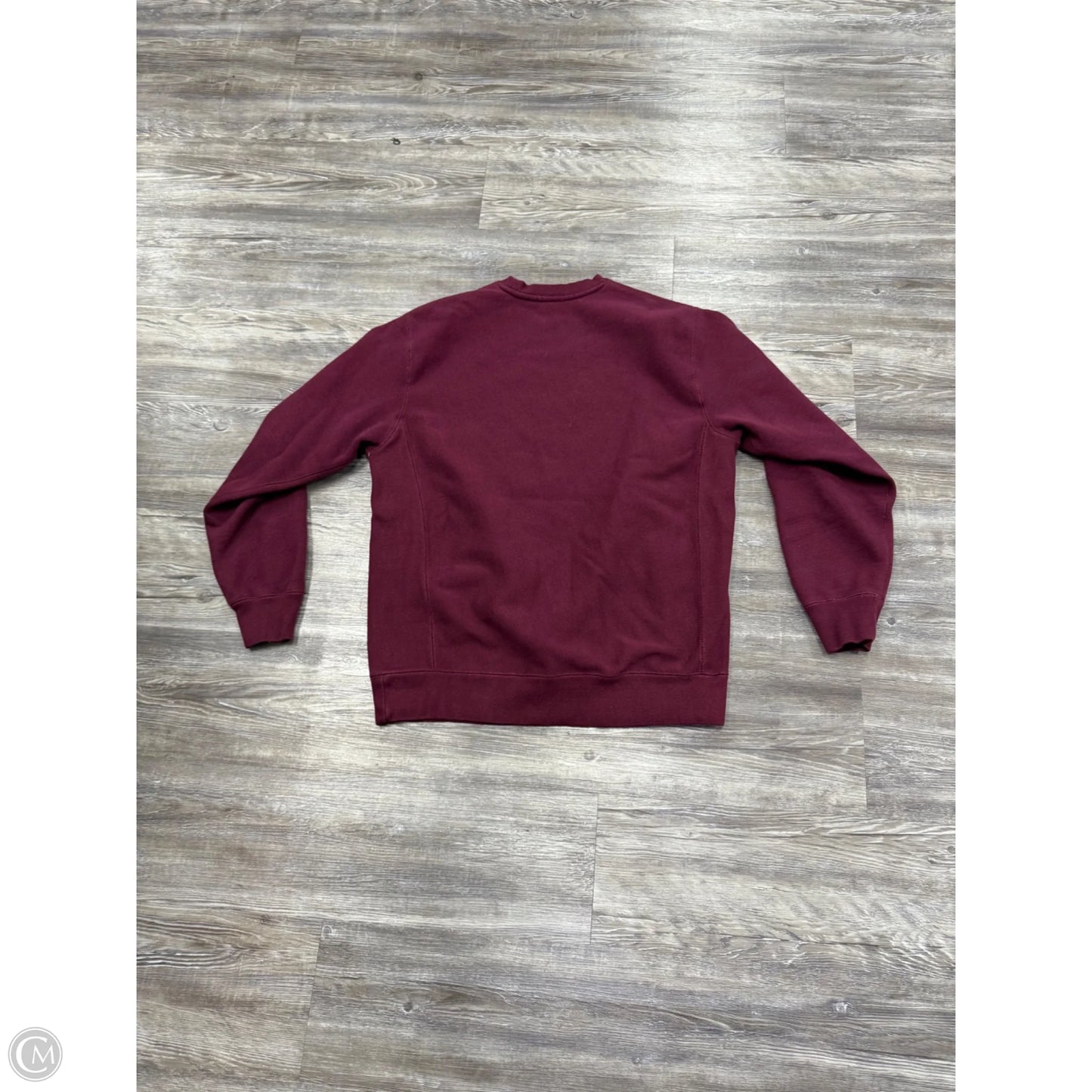Sweatshirt Crewneck By Adele In Maroon, Size: L