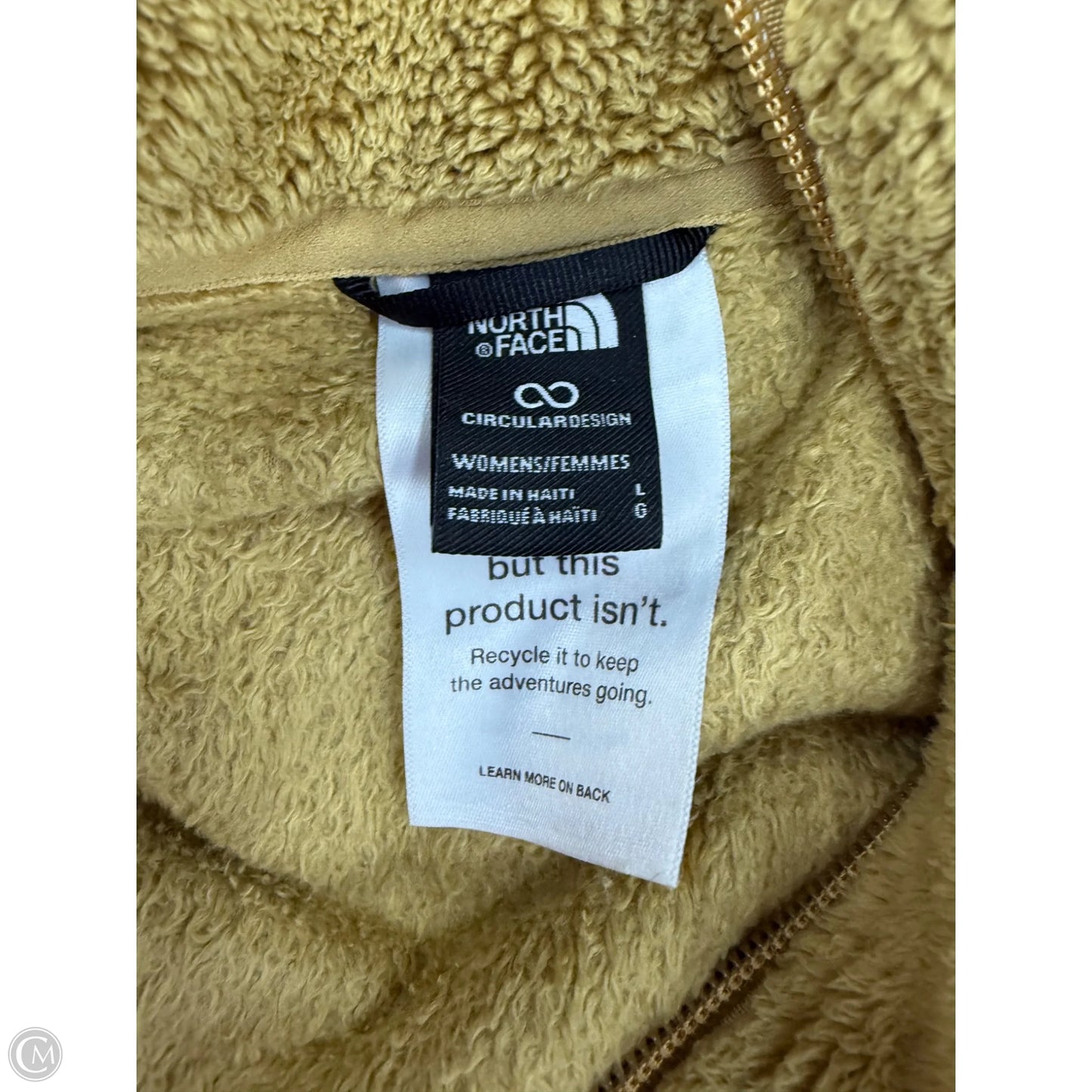 Jacket Fleece By The North Face In Tan, Size: L