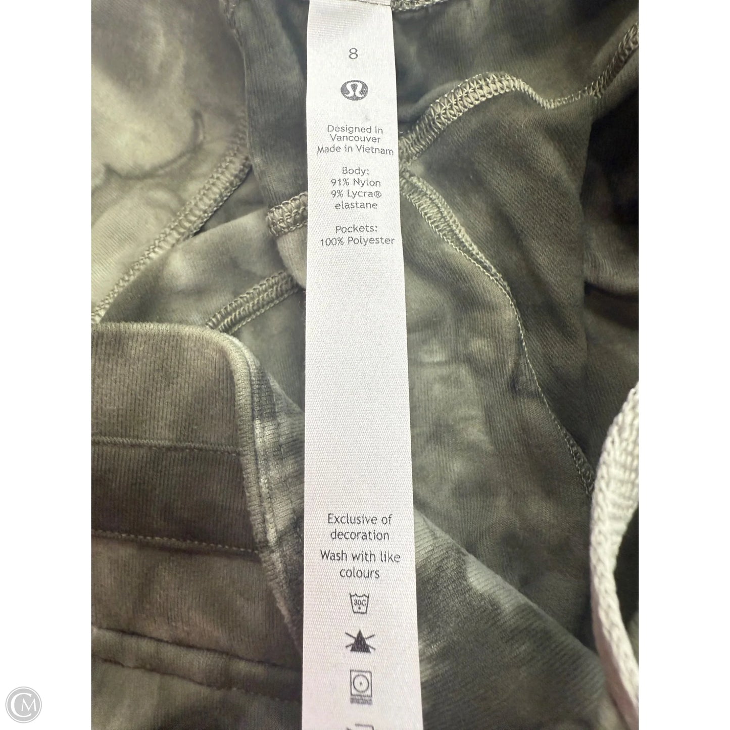 Athletic Pants By Lululemon In Green, Size: 8