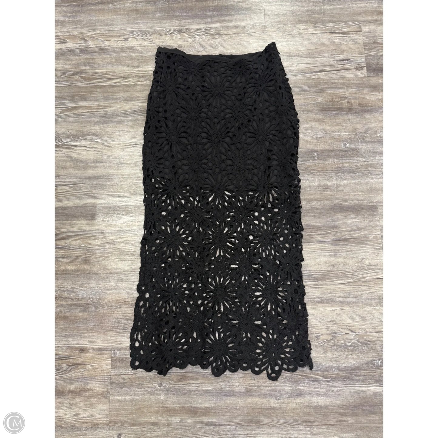 Skirt Midi By Express In Black, Size: S