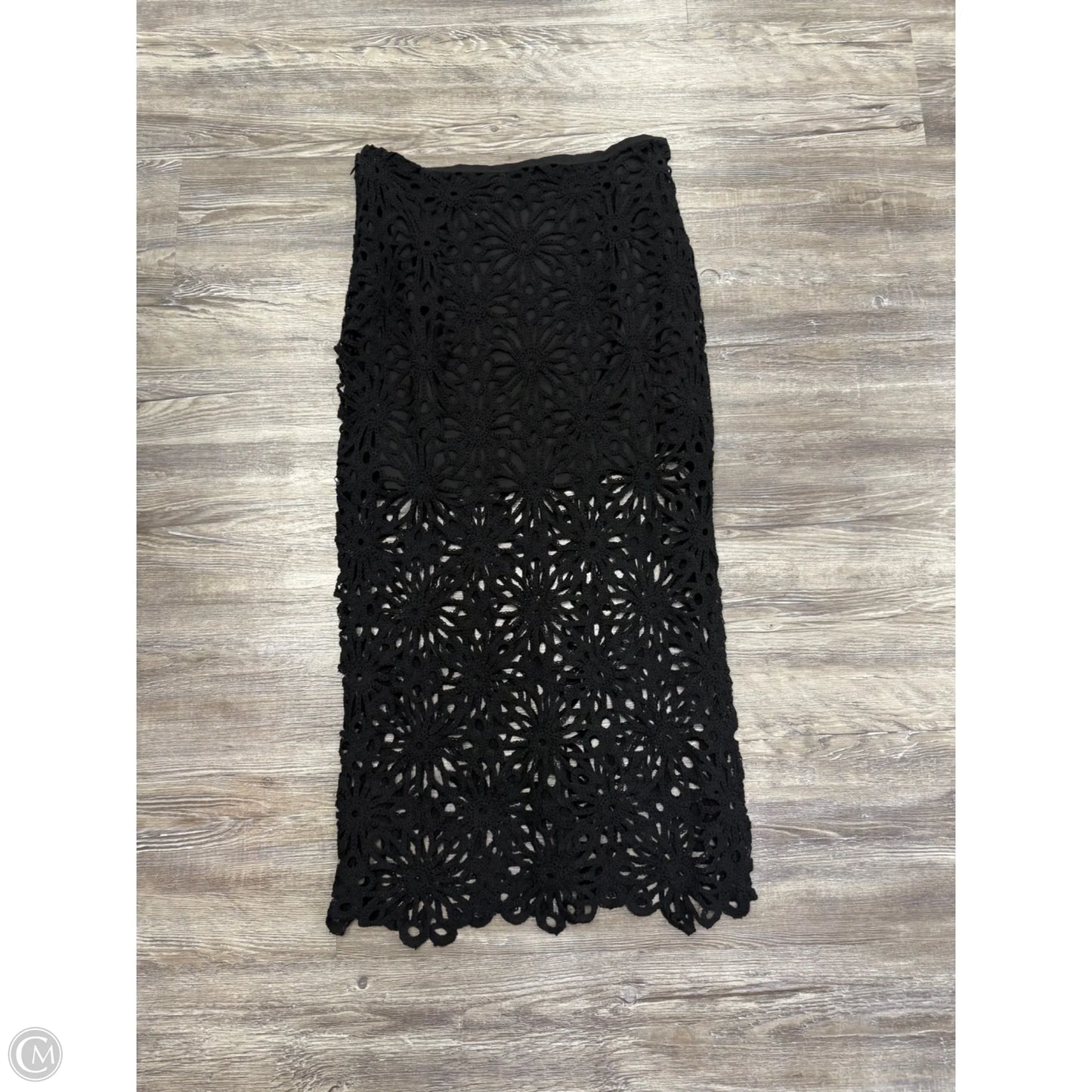 Skirt Midi By Express In Black, Size: S
